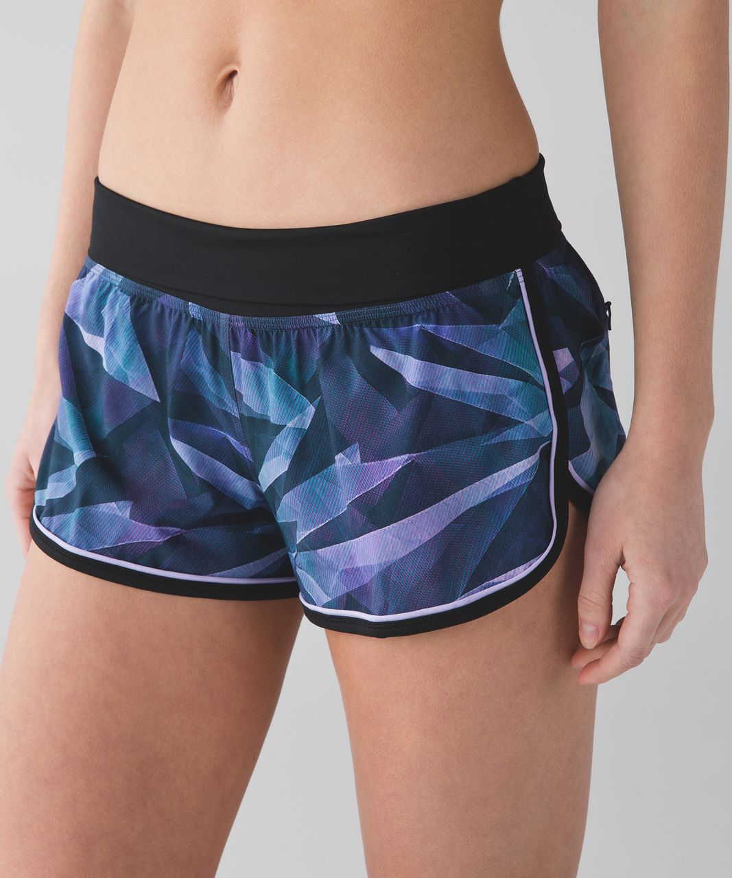 Lululemon Drop It Low Short - Pretty Prism Multi / Black / Lilac