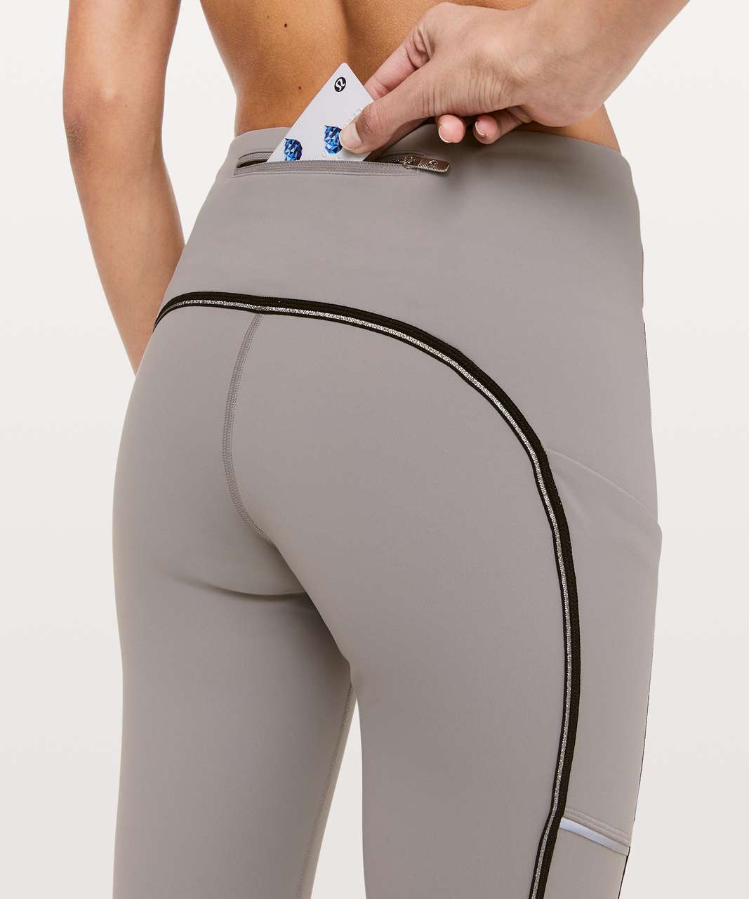 Lululemon Speed Up Tight * Metallic 28 - Dark Chrome - lulu fanatics