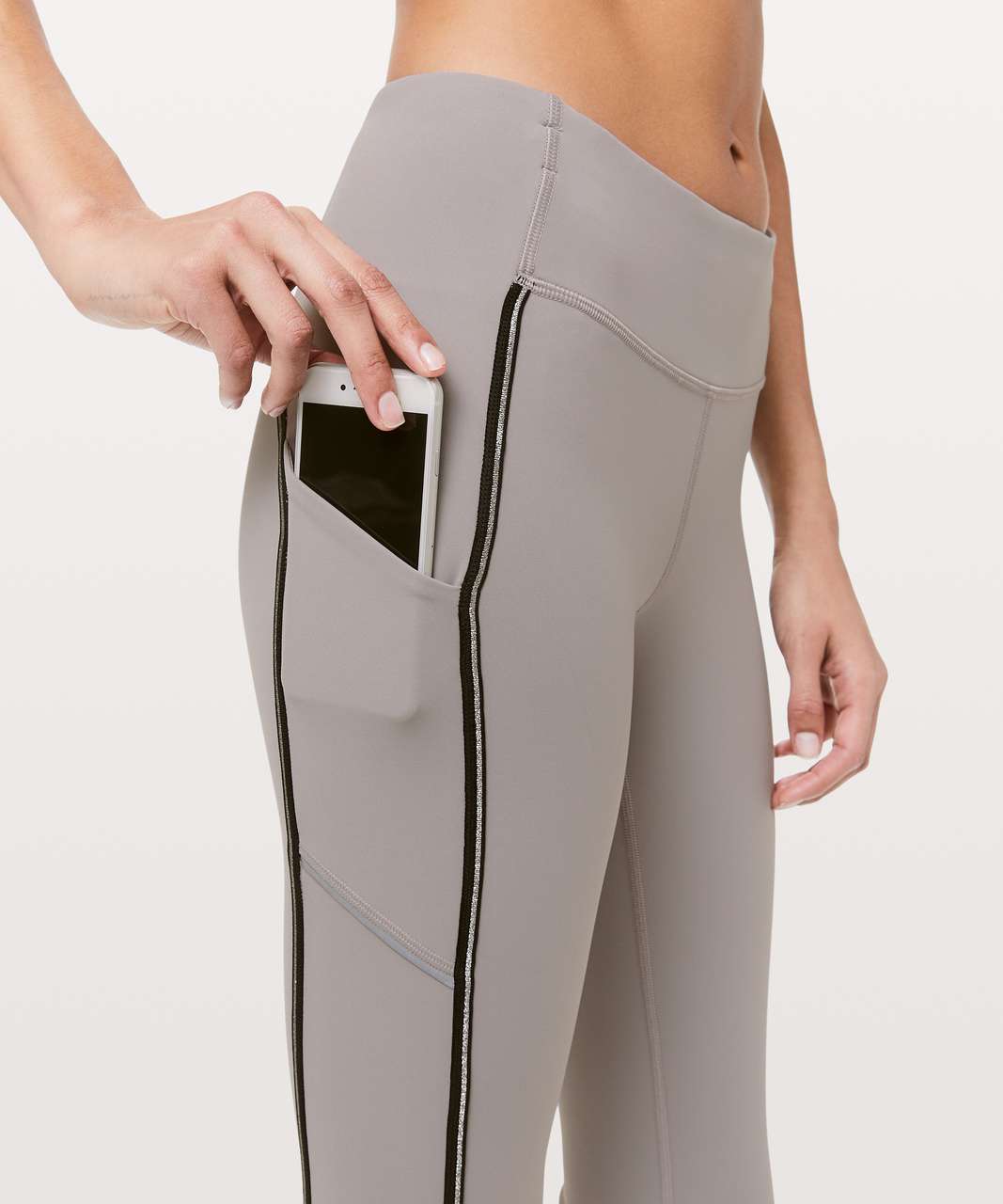 Lululemon Speed Up Tight * Metallic 28 - Dark Chrome - lulu fanatics