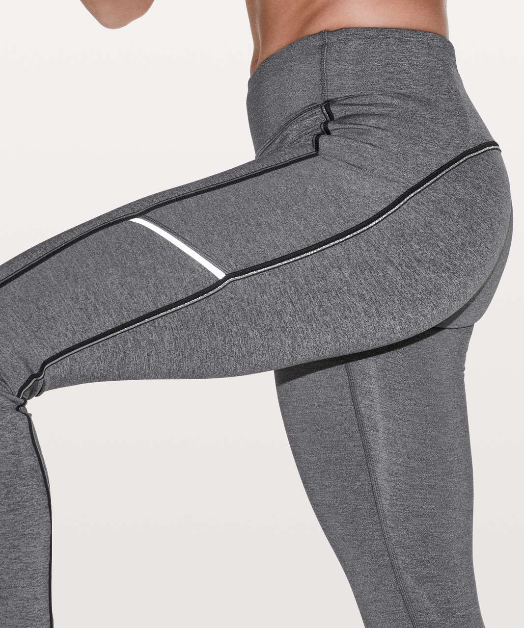 Lululemon Speed Up Tight * Metallic 28 - Heathered Black - lulu fanatics