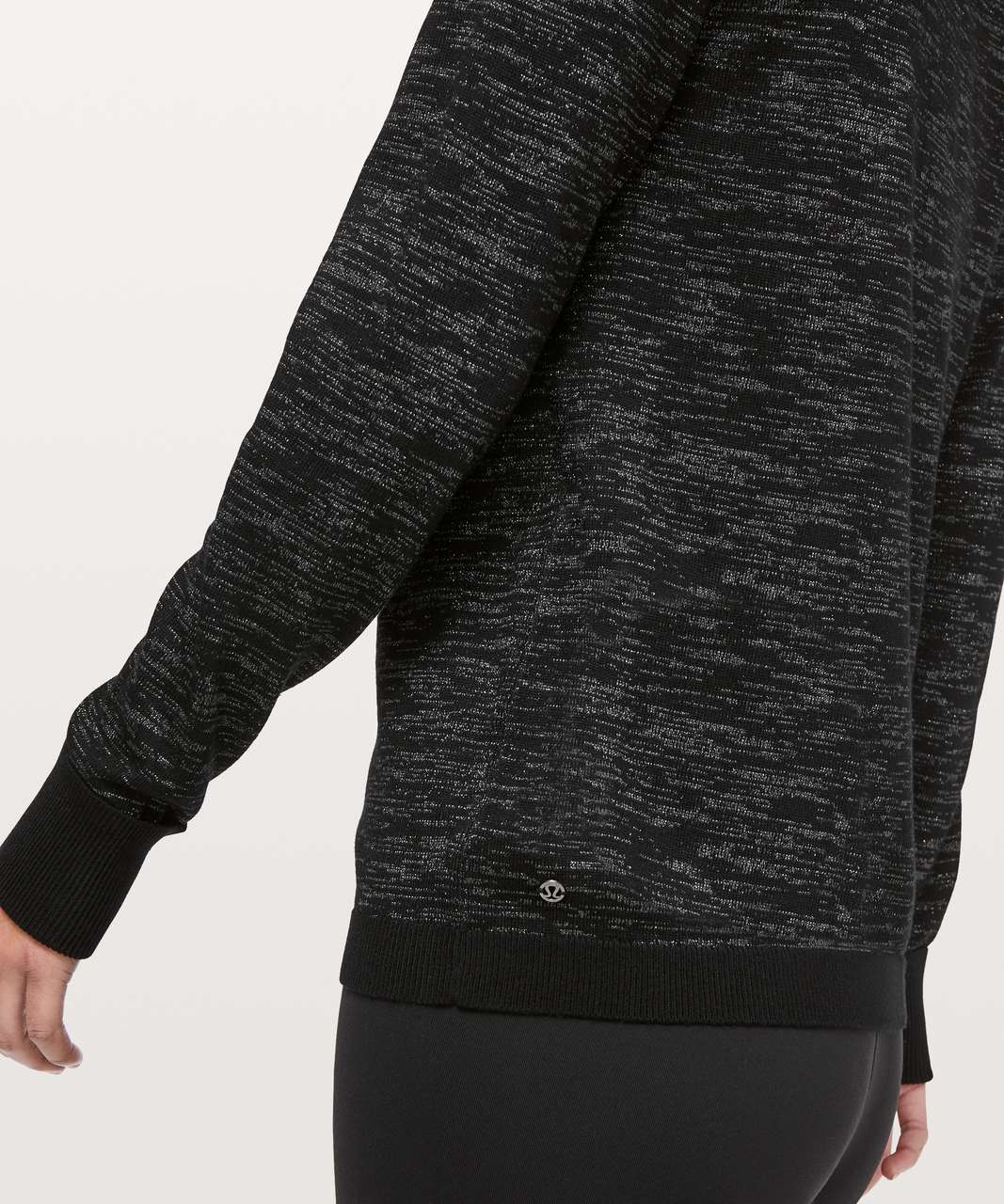 Lululemon Soft Shine Sweater - Black / Steel Grey