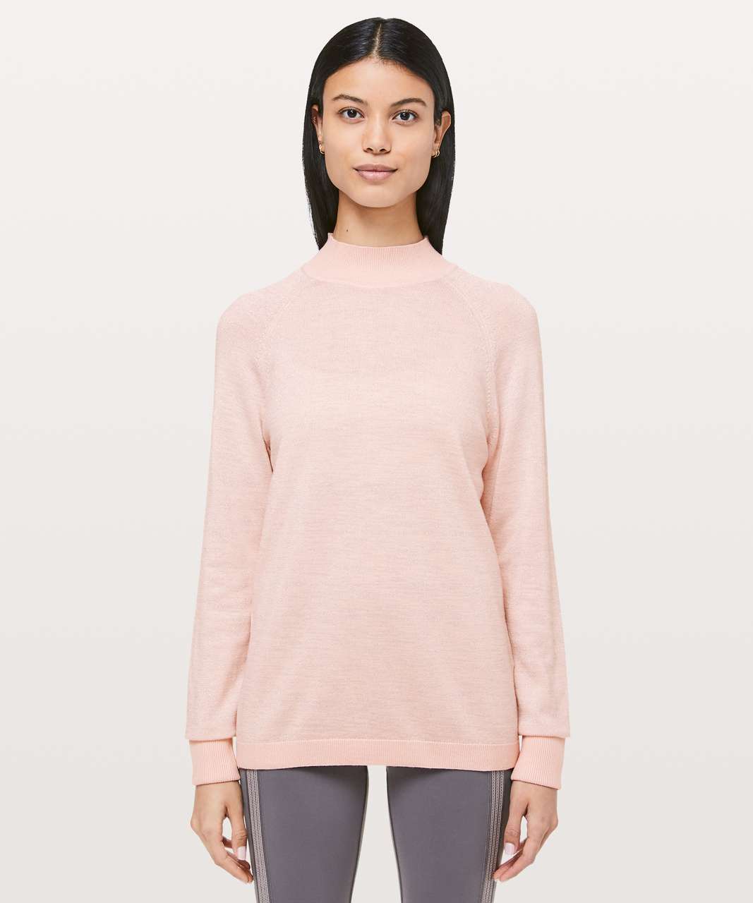 Lululemon Soft Shine Sweater - Misty Pink / Antique Silver