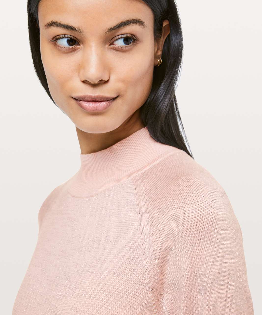 Lululemon Soft Shine Sweater - Misty Pink / Antique Silver