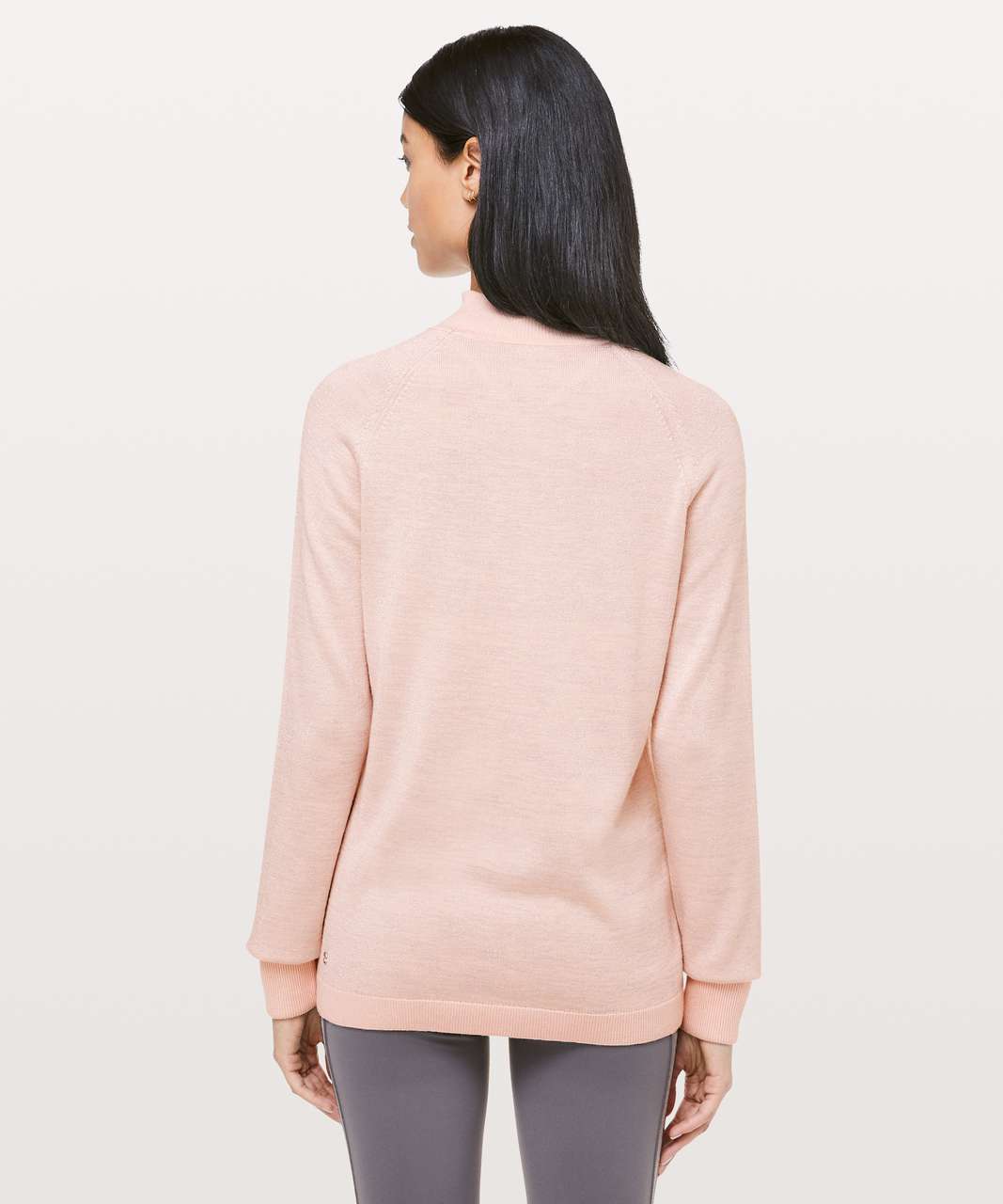 Lululemon Soft Shine Sweater - Misty Pink / Antique Silver