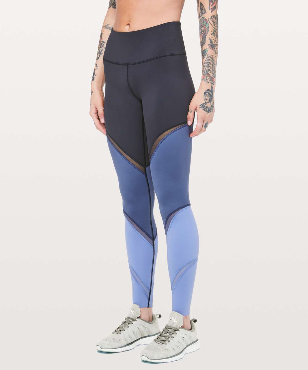 Lululemon Colour Me Ombre Tight *28 - Midnight Navy / Gatsby Blue / Visto  Blue - lulu fanatics