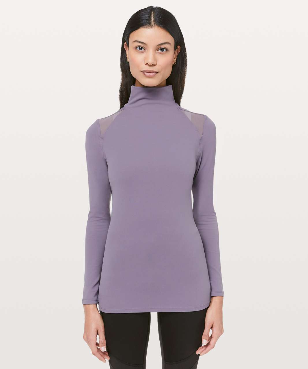 Lululemon Ethereal Mock Neck - Purple Quartz