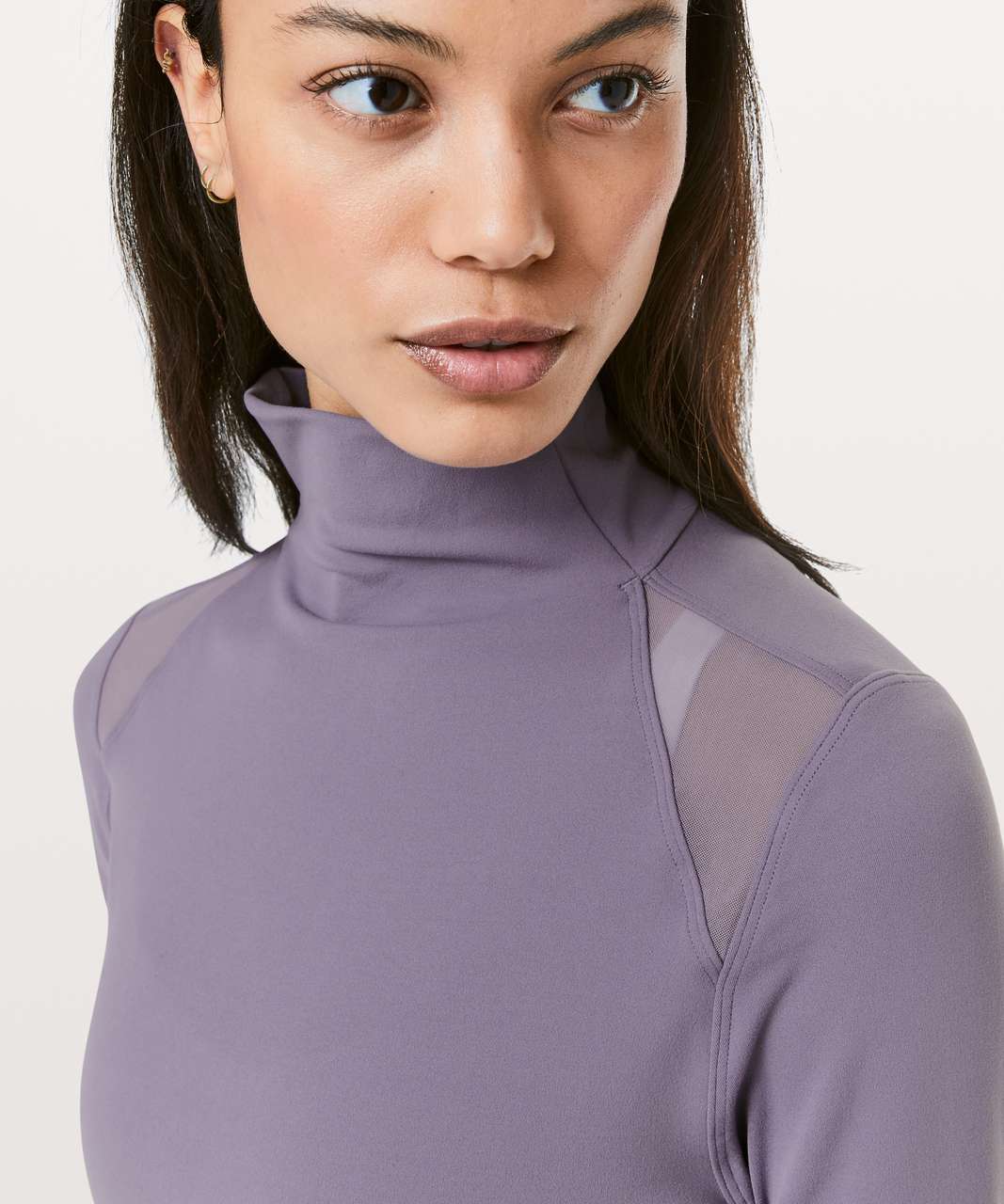 Lululemon Ethereal Mock Neck - Purple Quartz