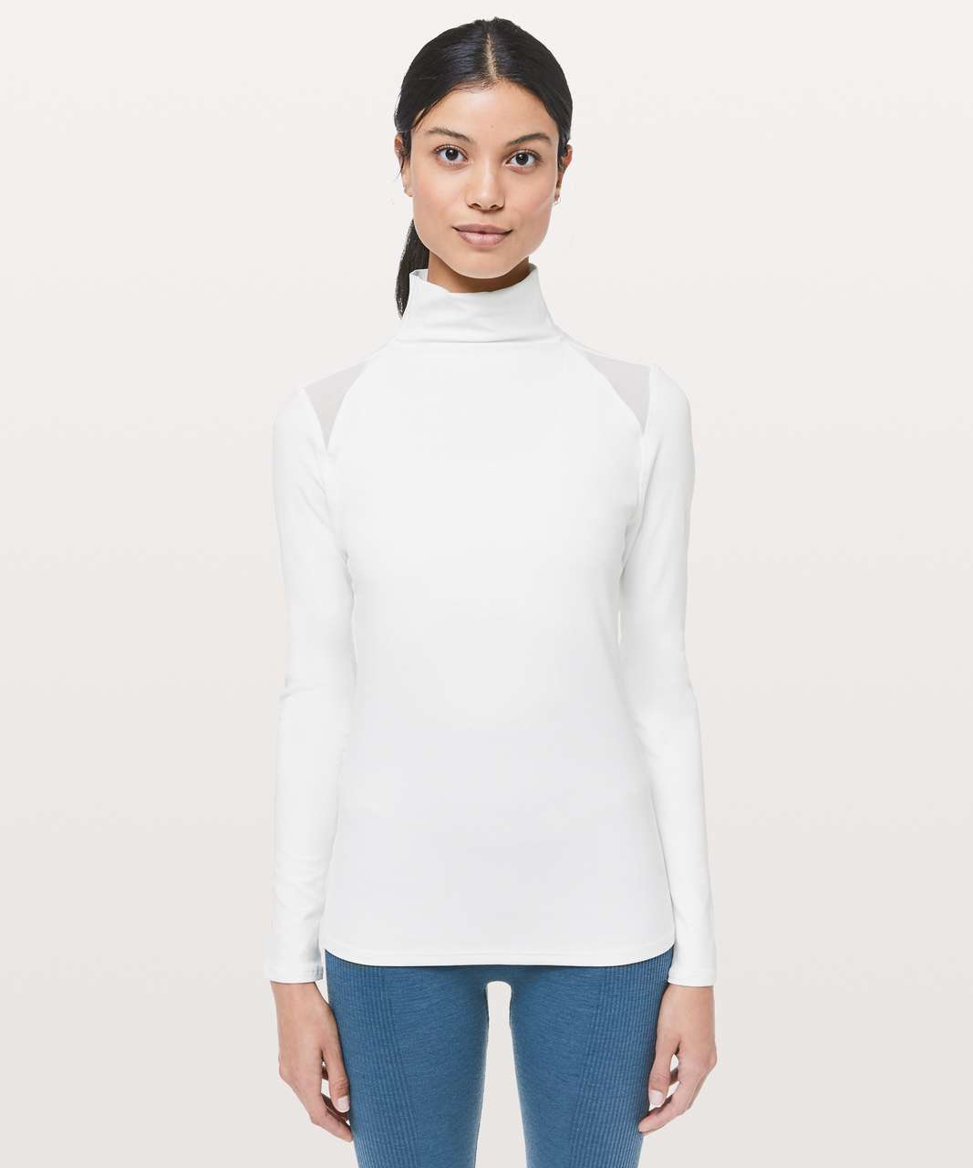 Lululemon Ethereal Mock Neck - White