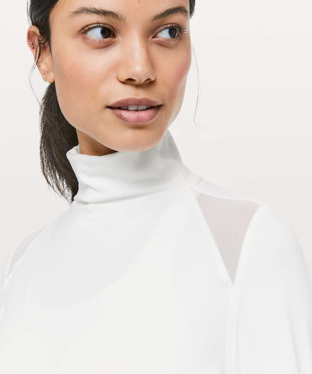 Lululemon Ethereal Mock Neck - White