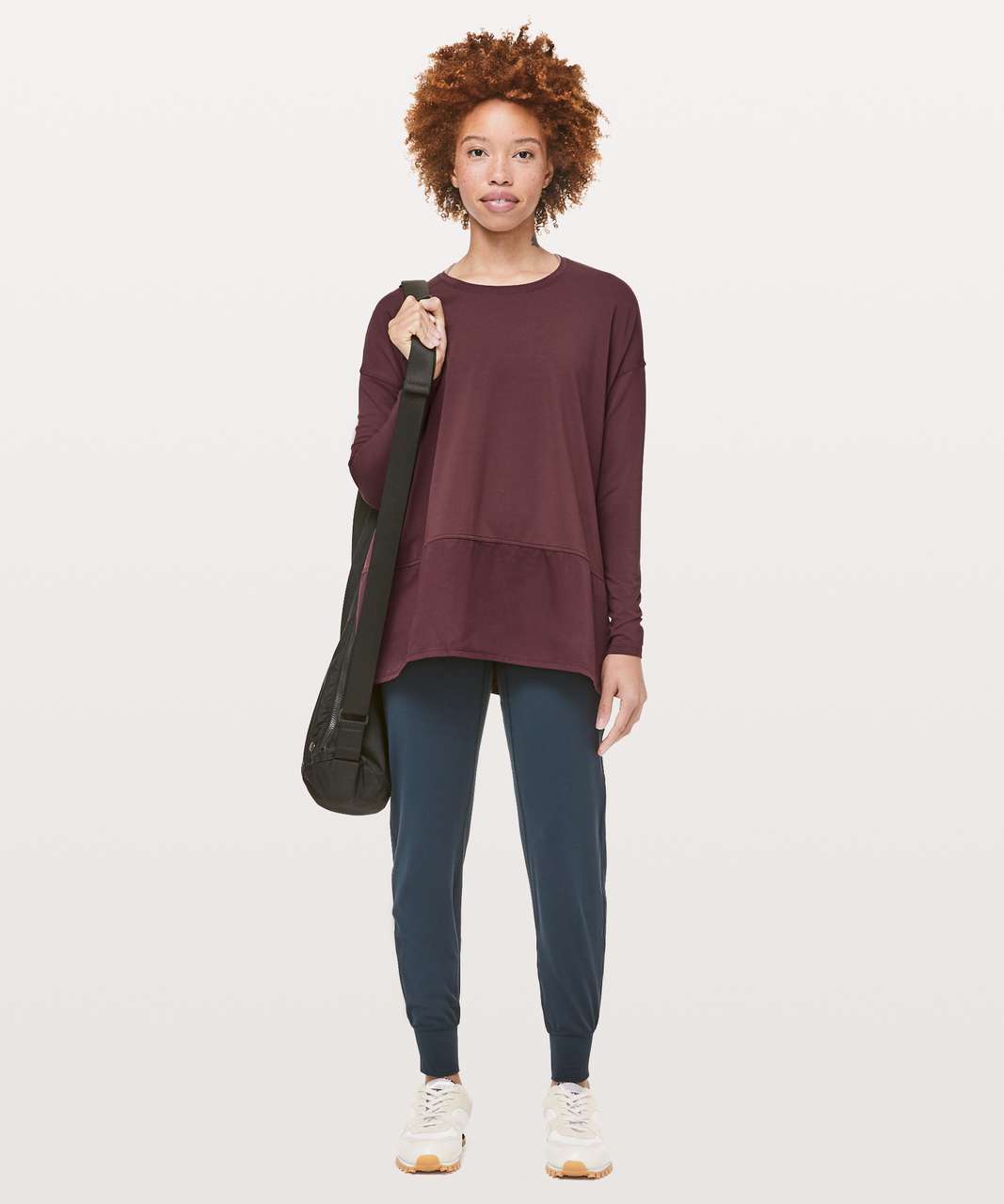 Lululemon Ease of Mind Long Sleeve - Bordeaux Drama