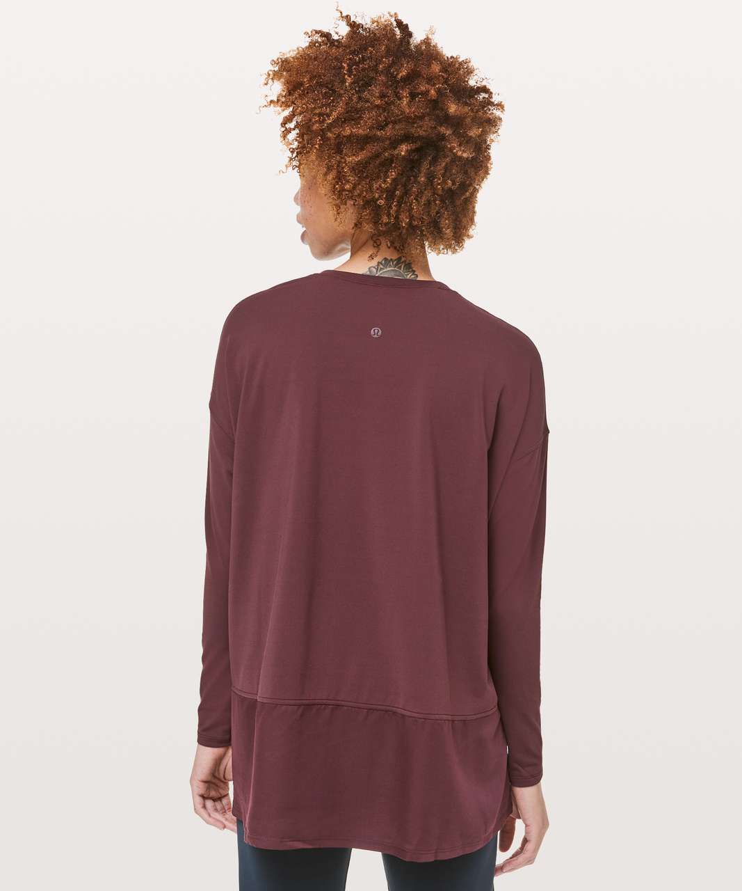 Lululemon Ease of Mind Long Sleeve - Bordeaux Drama