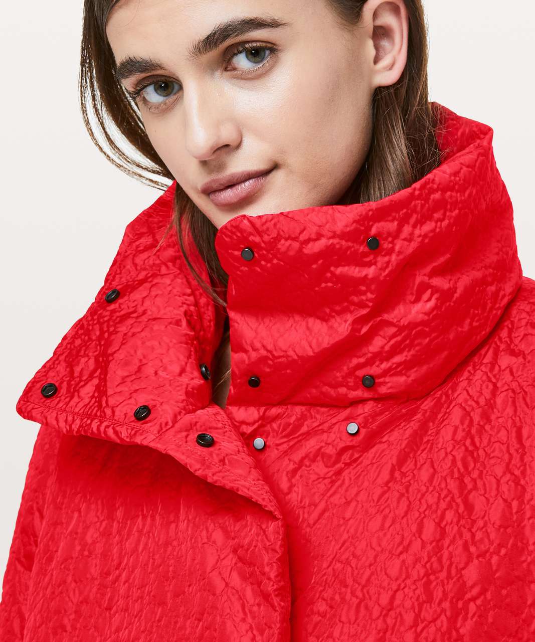 Lululemon Shiwa Long Puff - Fiery Red