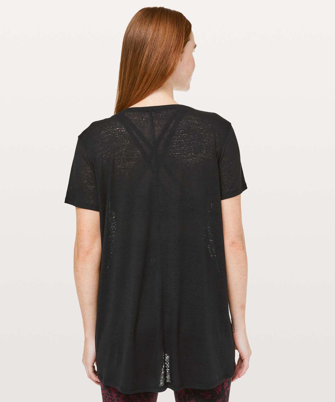 Lululemon Back To Me Tee - Black