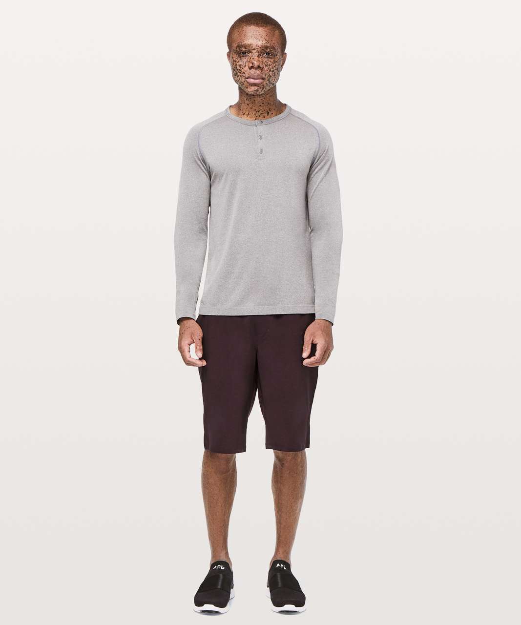 Lululemon Swiftly Tech Long Sleeve Crew - Dark Adobe / Dark Adobe - lulu  fanatics