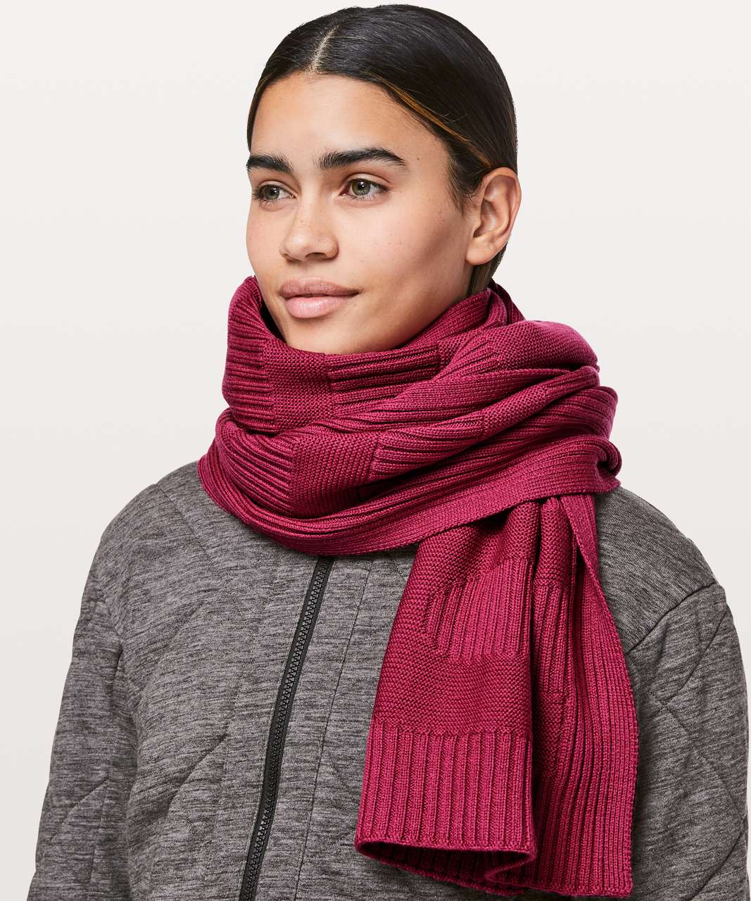 Lululemon Stamped With Love Scarf - Violet Red