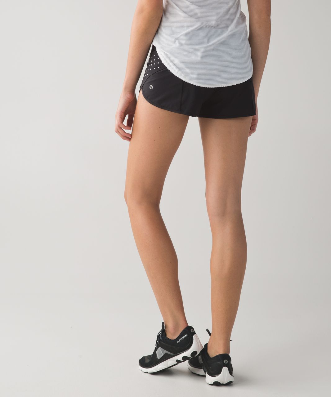 Lululemon Speed Short - Black (Reflective Dots)