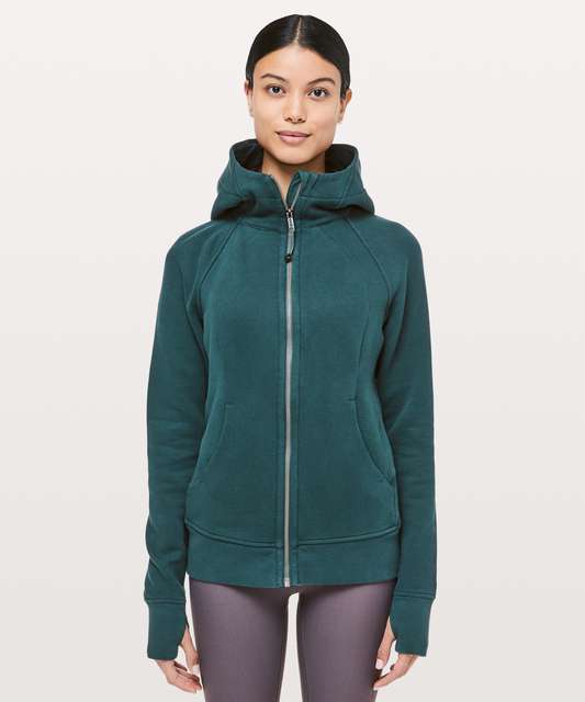 Lululemon Scuba Hoodie Light Cotton Fleece (Floral Flock) - Midnight ...