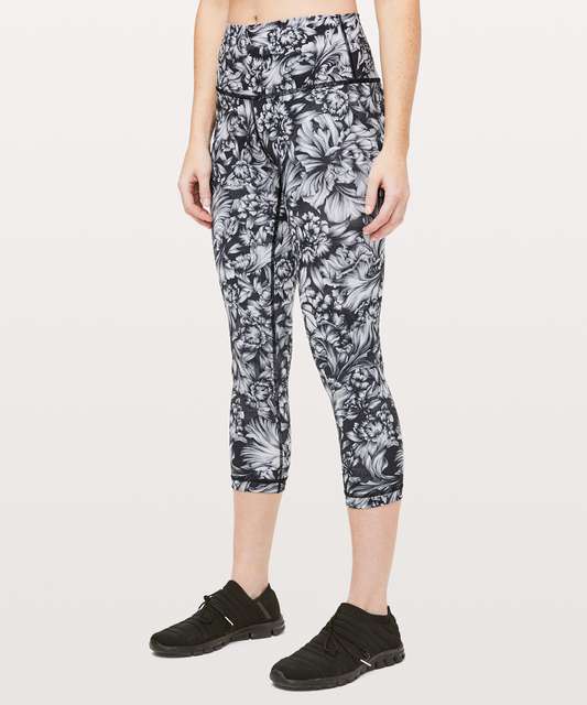 Lululemon Wunder Under High Rise Floral Leggings