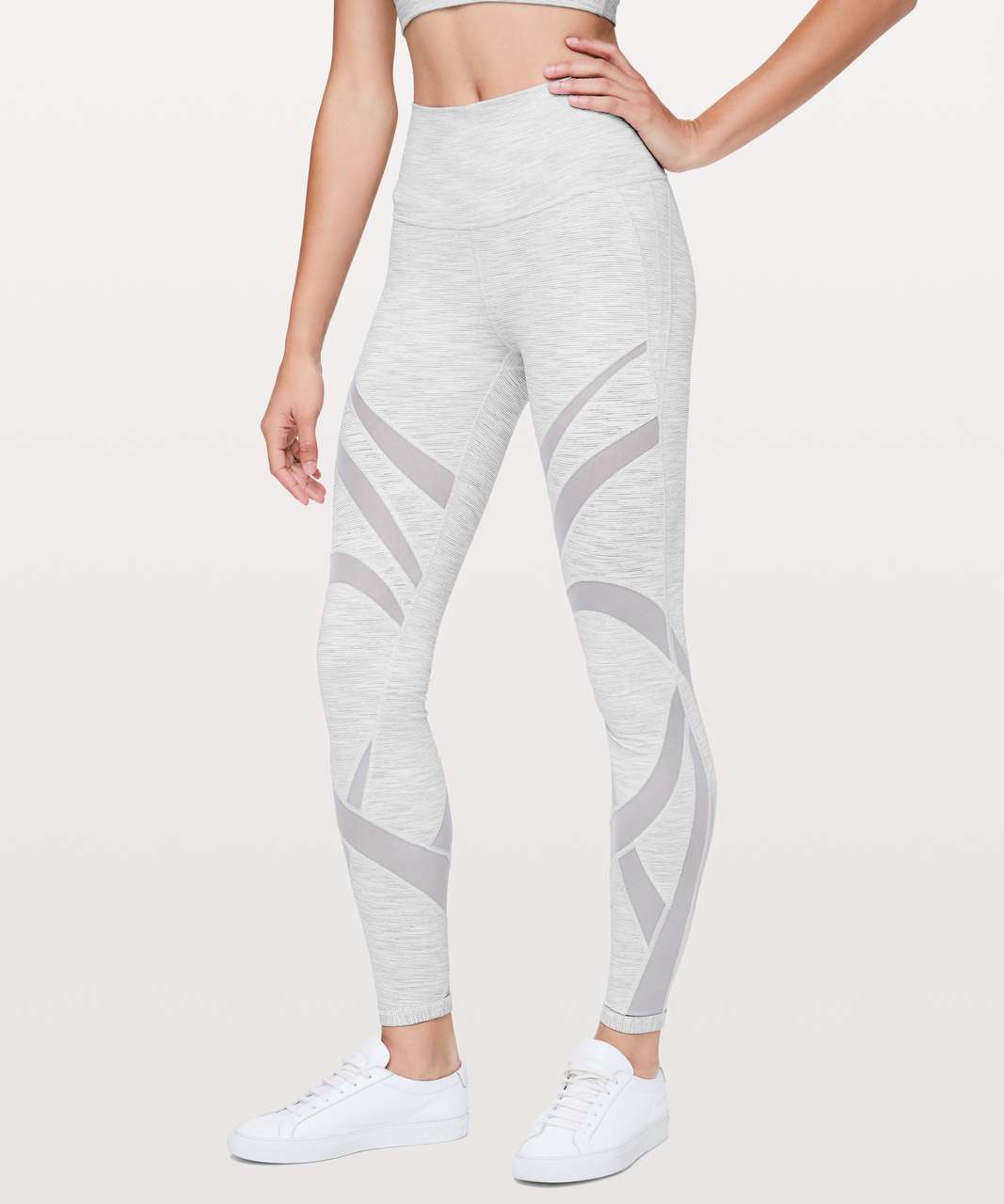 Lululemon Wunder Under Hi-Rise 7/8 Tight *25 - Wee Are From Space Ice Grey  Alpine White - lulu fanatics