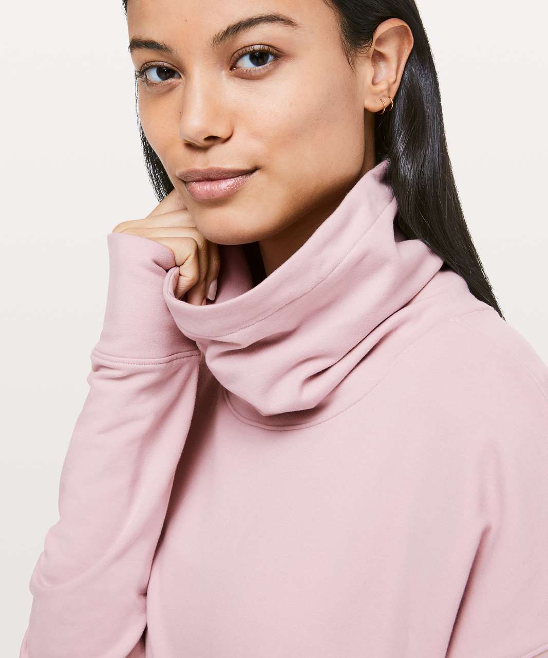 Lululemon Go Forward Pullover - Porcelain Pink - lulu fanatics