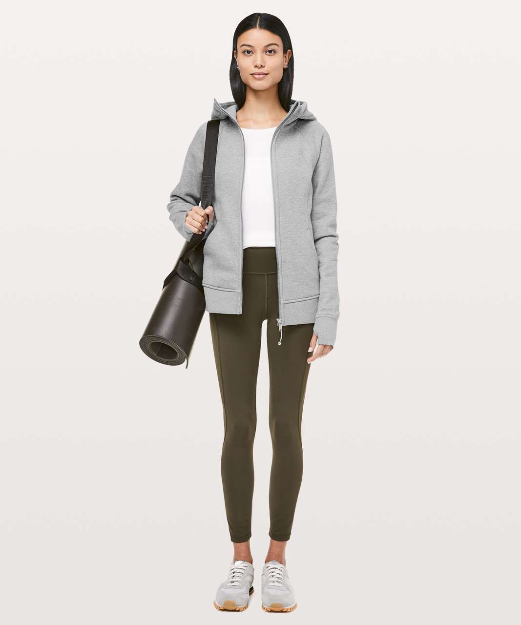 Lululemon Light As Warmth Scuba Hoodie - Heathered Core Medium Grey - lulu  fanatics