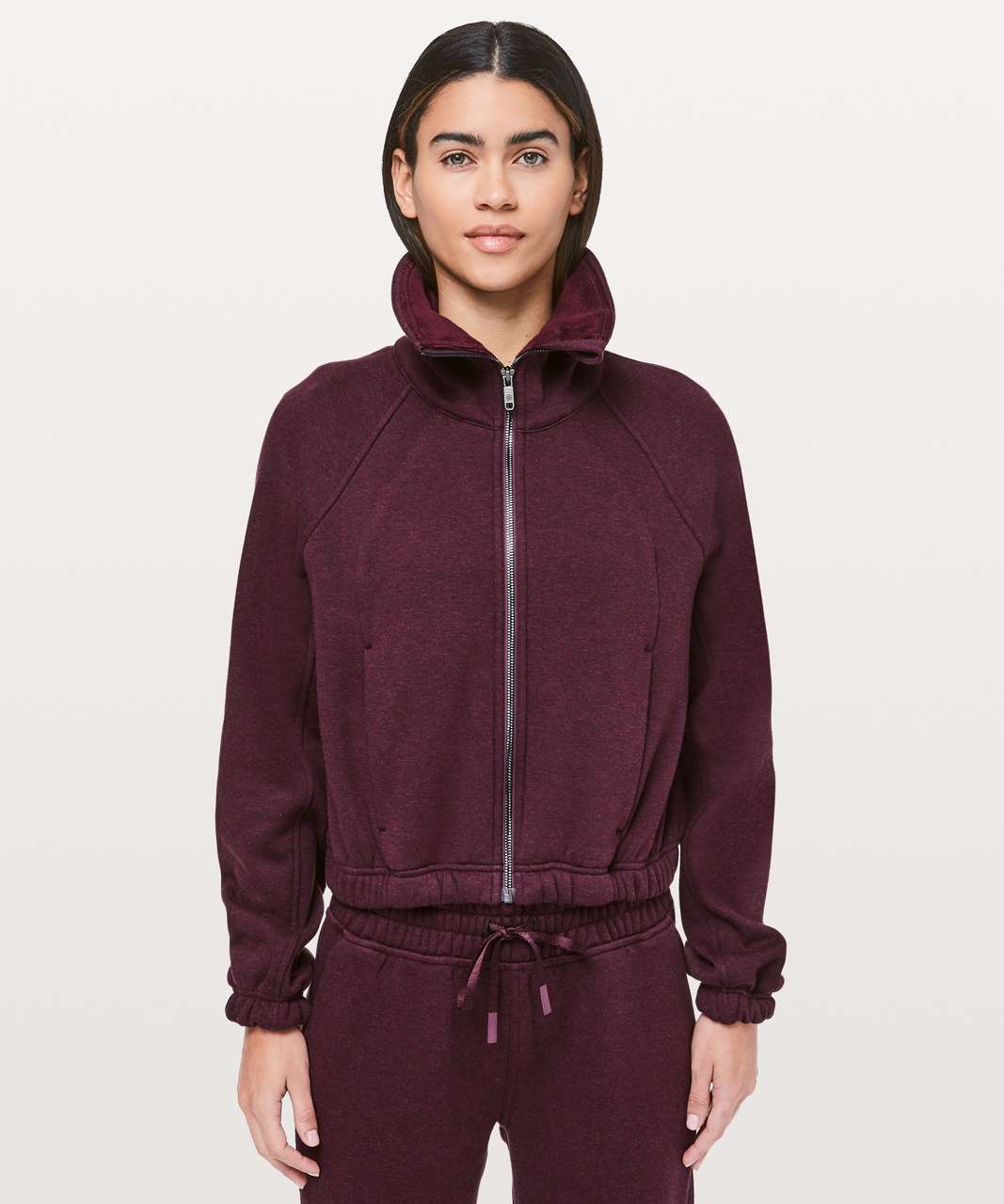 Lululemon Plush Times Jacket - Heathered Dark Adobe / Dark Adobe