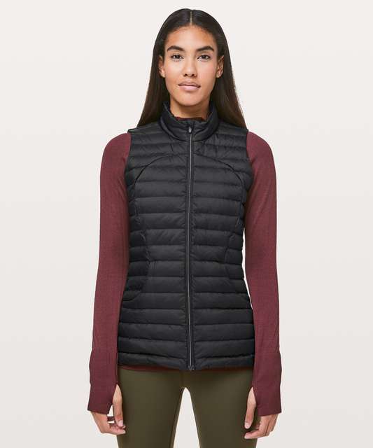 Lululemon Pack It Down Again Vest - Black - lulu fanatics