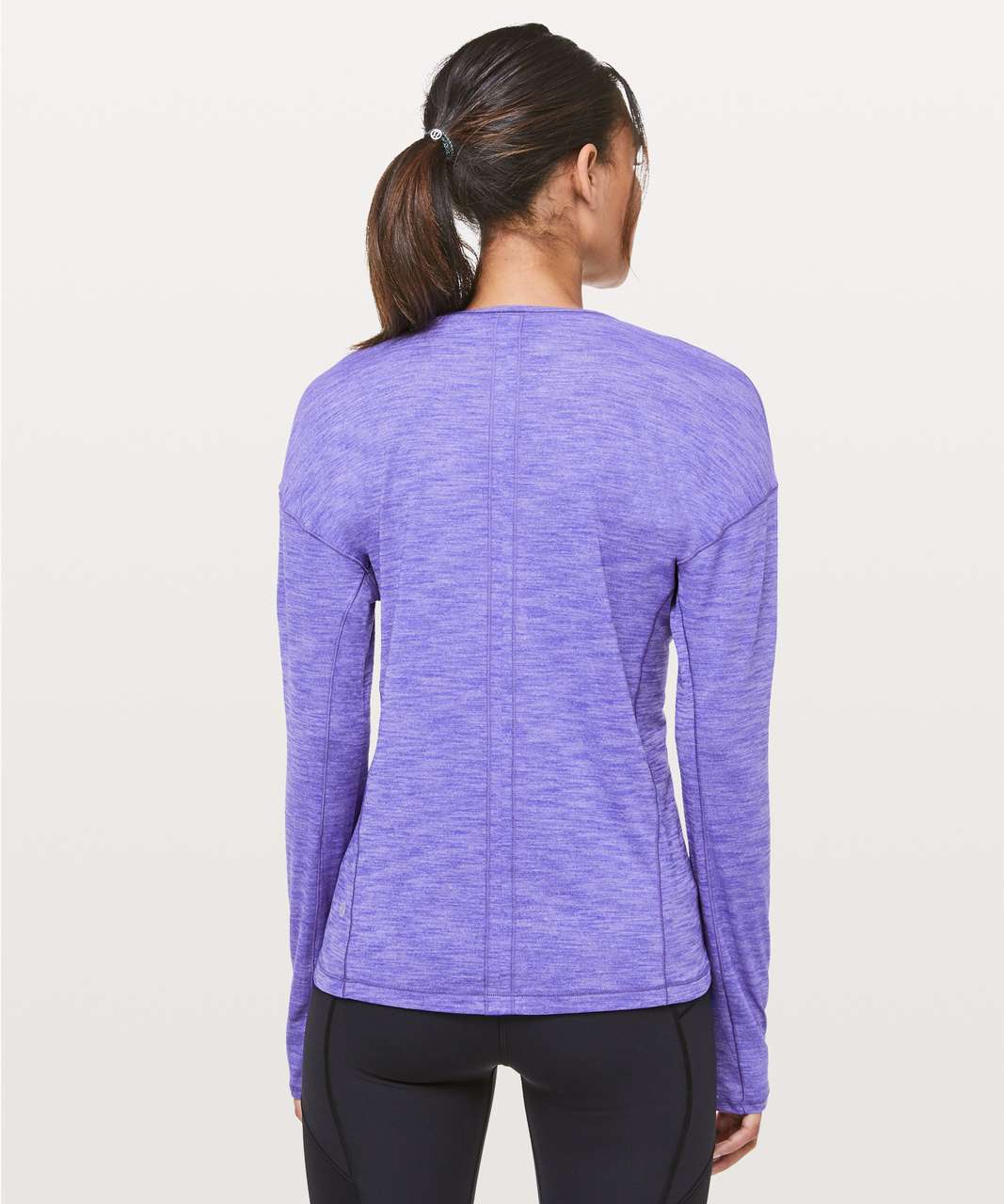 Lululemon Sweat Embrace Long Sleeve - Heathered Lazurite