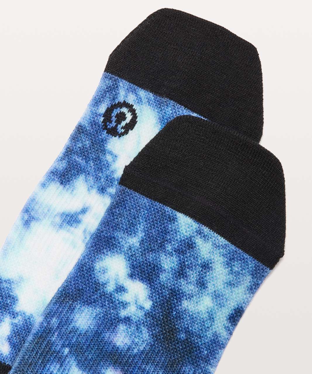 Lululemon True Crew Sock - Tie Dye Blue / Black