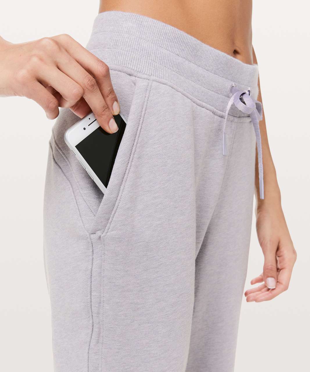 Lululemon Warm Down Jogger (28) - Heathered Medium Grey - lulu fanatics