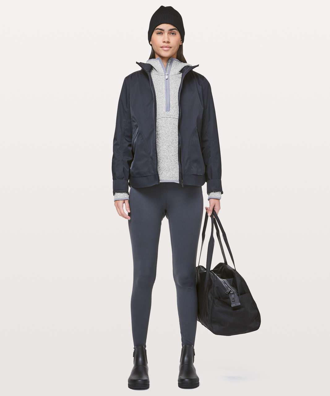 Lululemon Fleece & Thank You Pullover - Heathered Silver Lilac - lulu