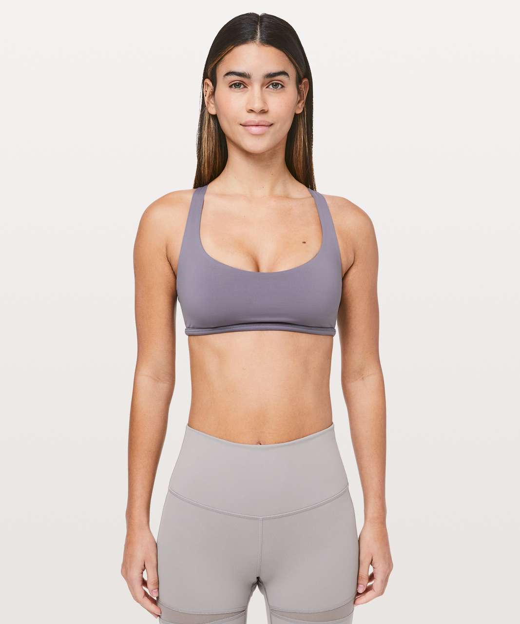 Lululemon Free To Be Bra (Wild) - Purple Quartz / Dark Chrome