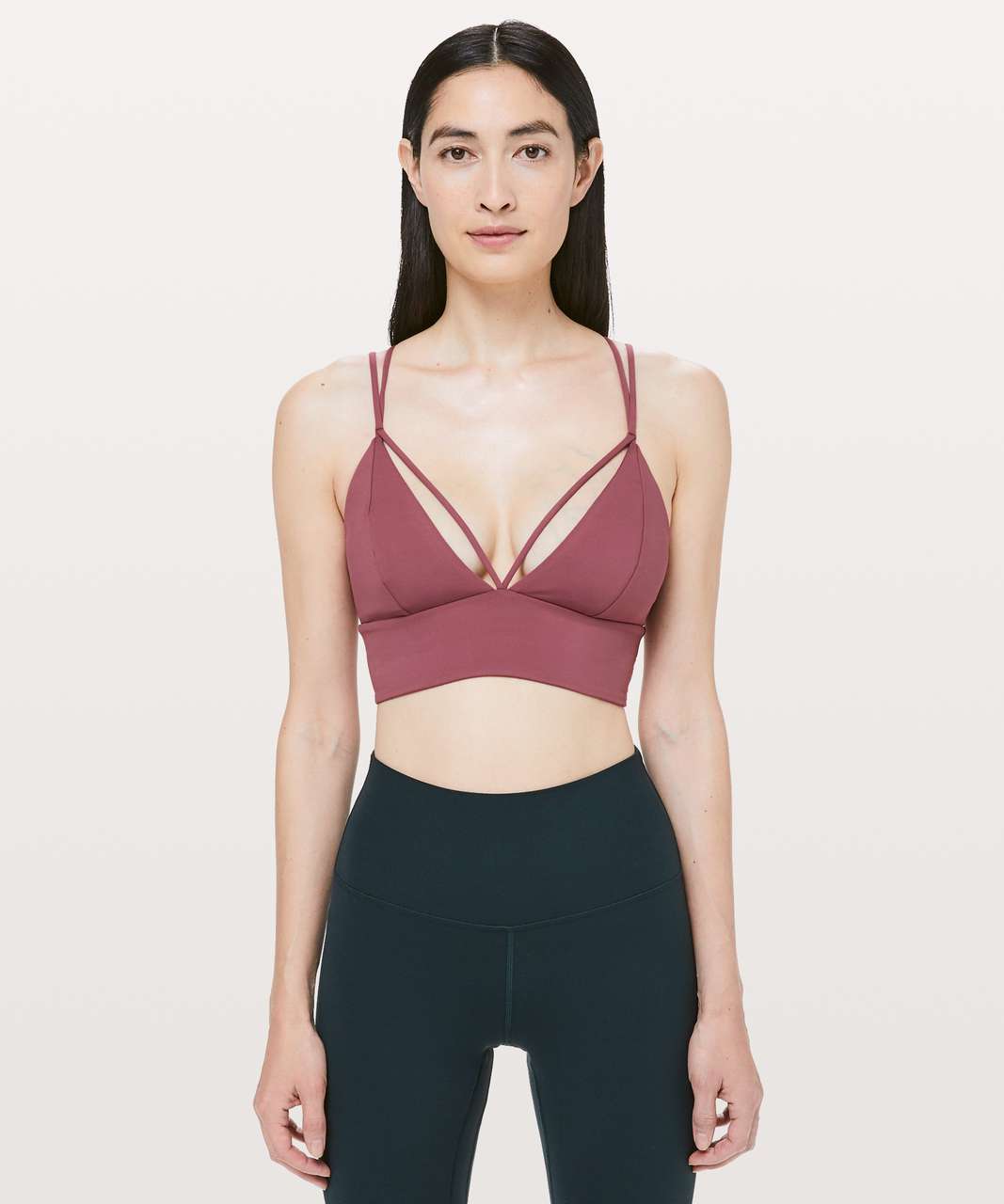 Lululemon Pushing Limits Bra - White - lulu fanatics