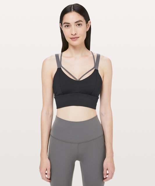 Lululemon Pushing Limits Bra *Light Support For C/D Cup - Black - lulu  fanatics