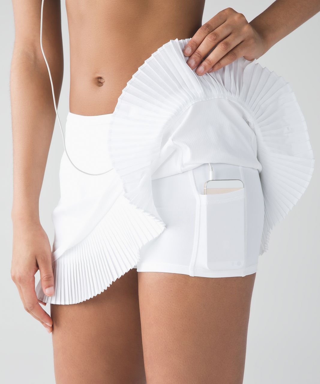 Lululemon City Sky Run By Skirt - White