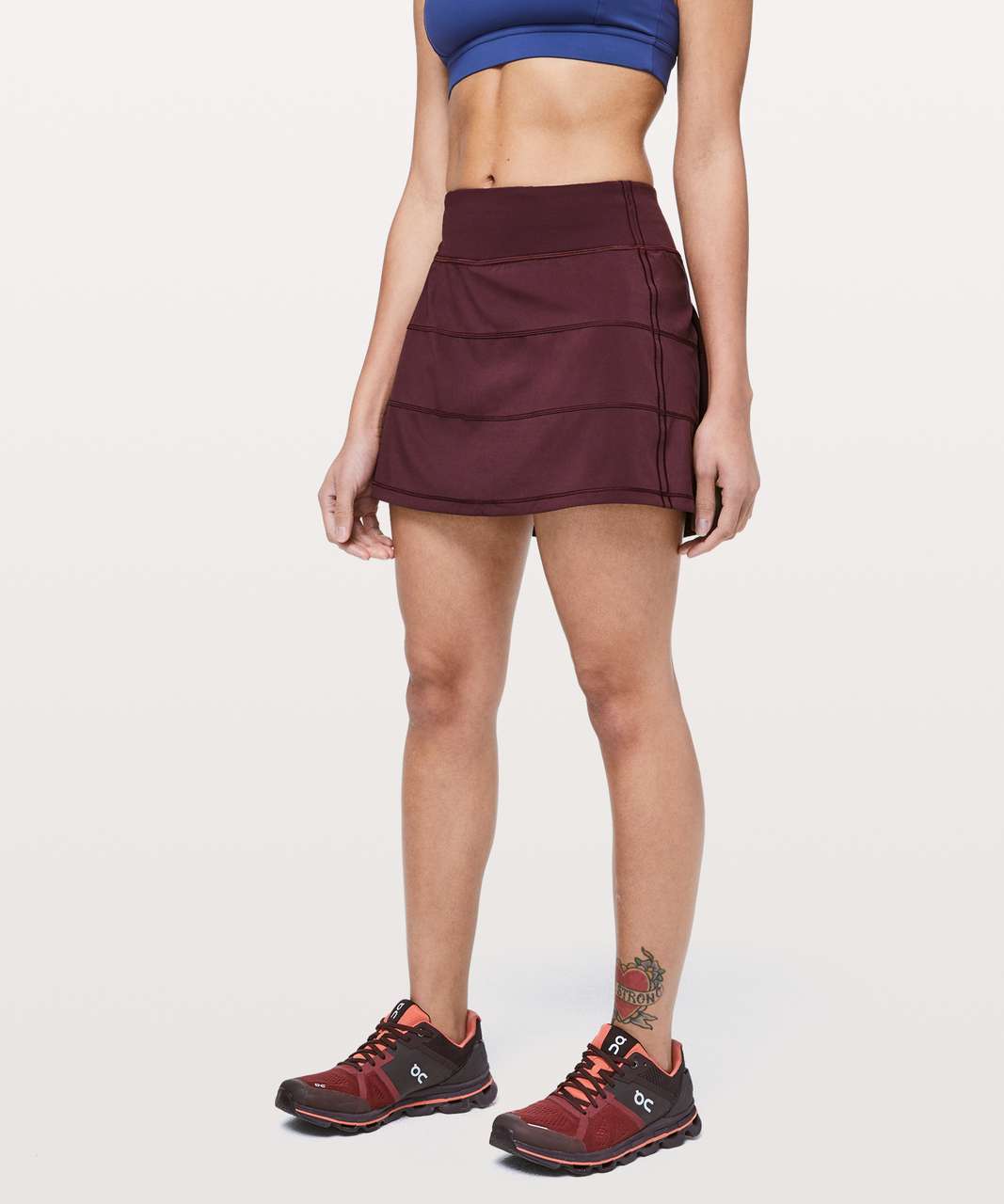 Lululemon Pace Rival Skirt (Tall) *4-way Stretch 15" - Dark Adobe