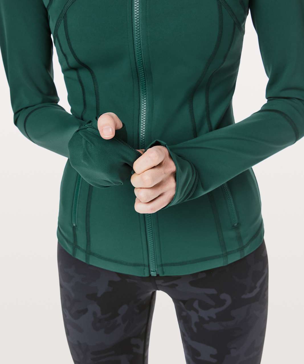 Jacket Lululemon Green size 4 US in Cotton - 42039534