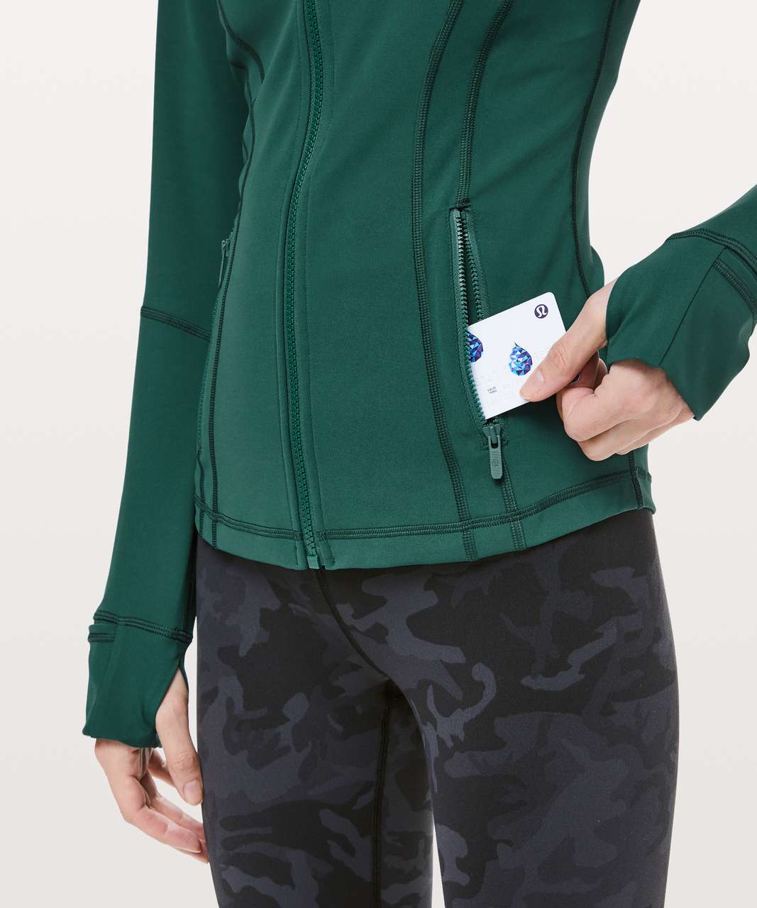 Lululemon Define Jacket *Luxtreme - Royal Emerald / Green Jasper