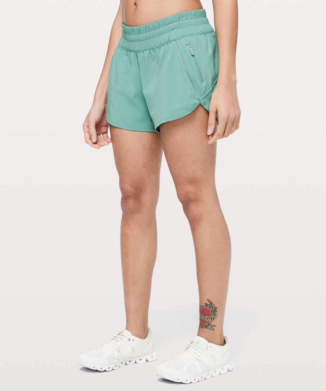 Lululemon Tracker Short V *4" - Aqua Mint