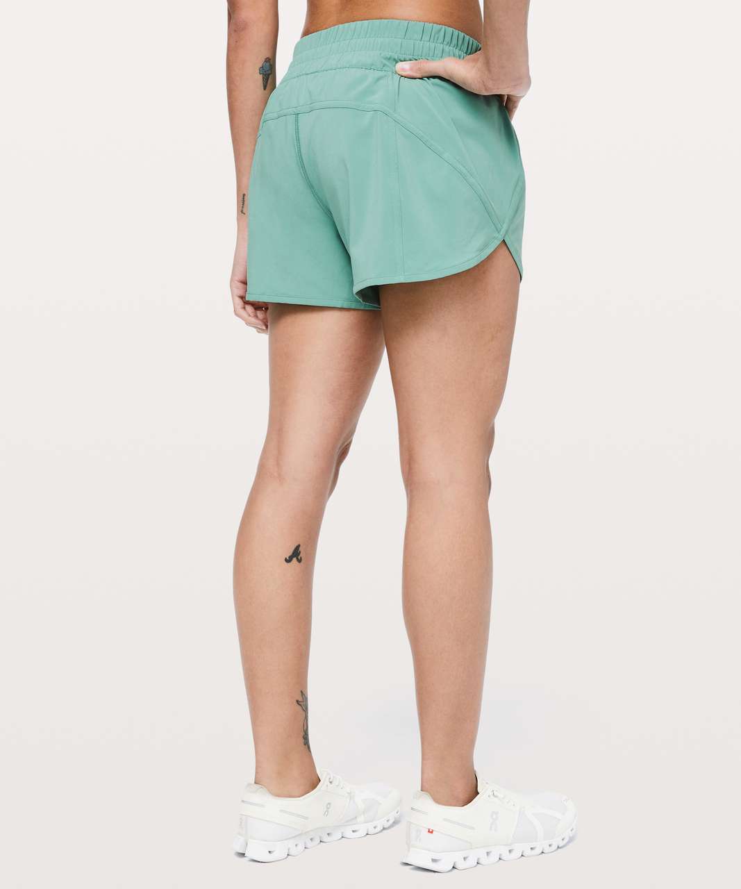 Lululemon Tracker Short V *4" - Aqua Mint