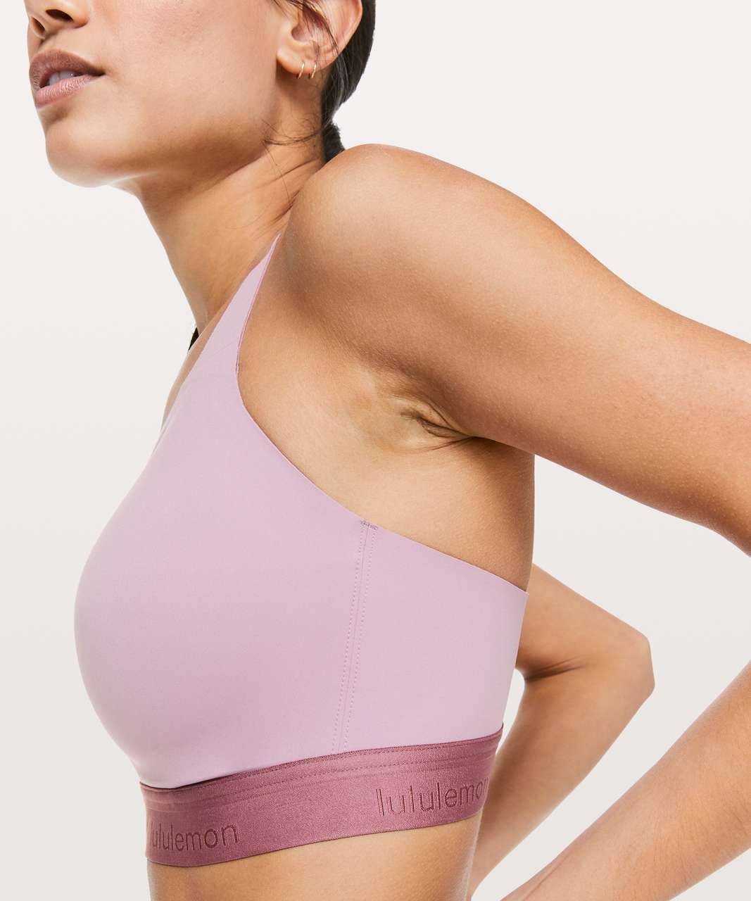 Lululemon Fine Form Bra - Lacescape Spanish Rose Black / Black