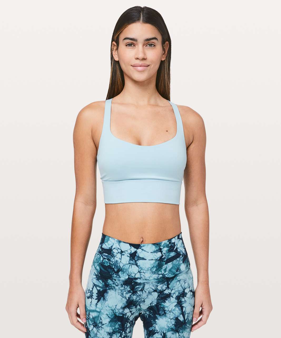 Lululemon Free To Be Bra *Long Line - Blue Haze