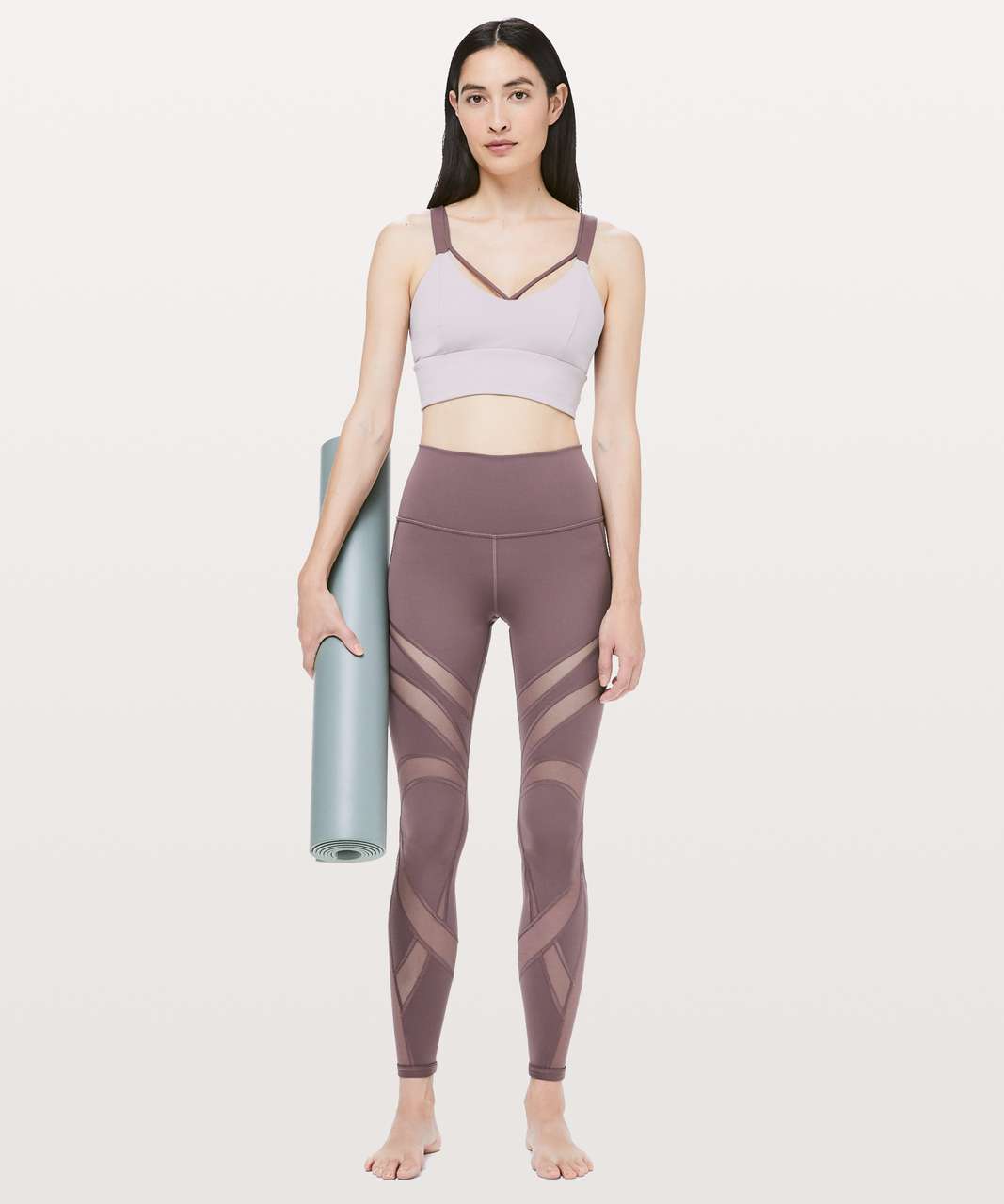 Lululemon Wunder Under High-Rise Tight *Mesh 28 - Antique Bark - lulu  fanatics