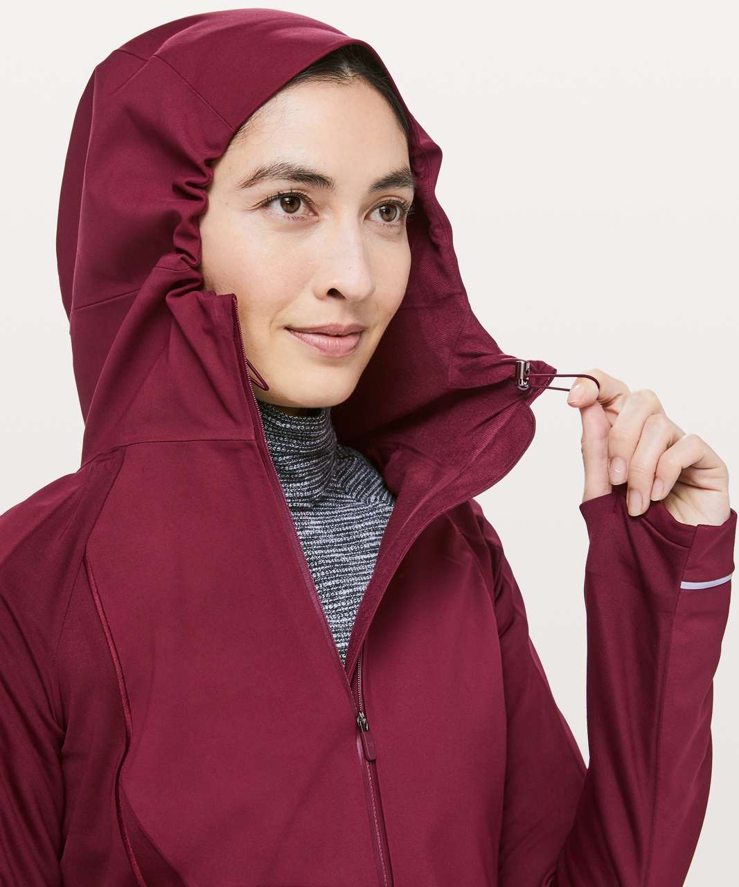 Lululemon Cross Chill Jacket - Deep Ruby - lulu fanatics