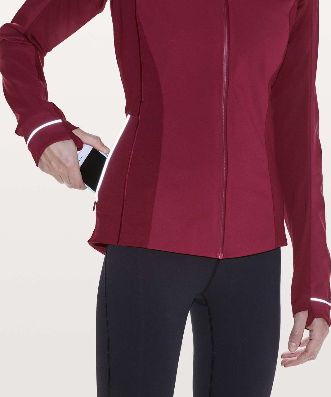 Lululemon Cross Chill Jacket - Deep Ruby