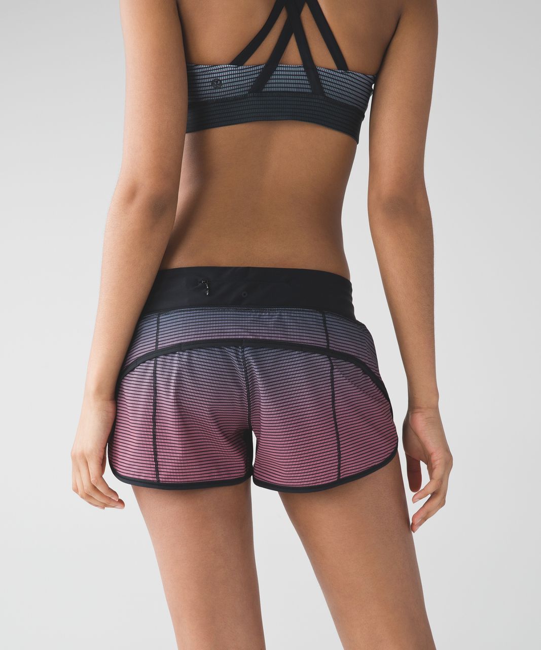 Lululemon Speed Short *H2O - Double Gradient Speed Short H2o Yum Yum Pink Alberta Lake / Black