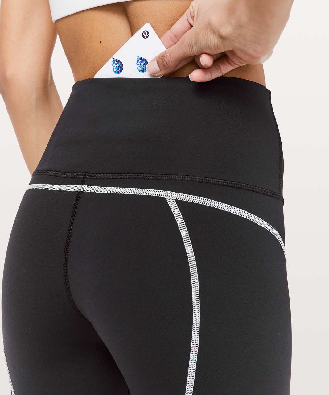 Lululemon Channel Your Energy Tight *28" - Black / White