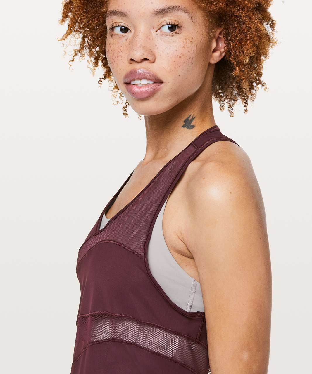 Lululemon Mesh In Motion Racerback - Dark Adobe