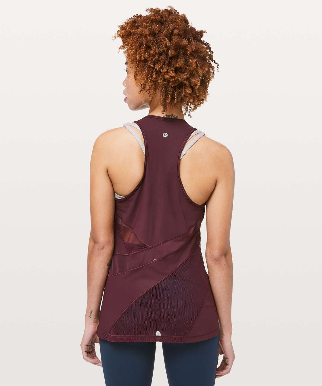 Lululemon Mesh In Motion Racerback - Dark Adobe