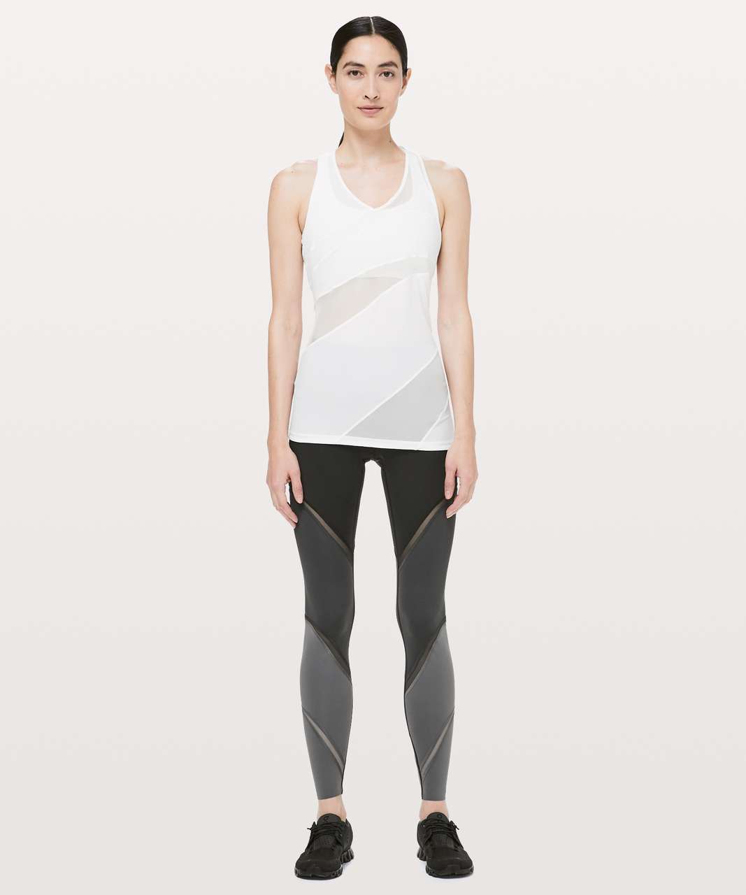 Lululemon Mesh In Motion Racerback - White